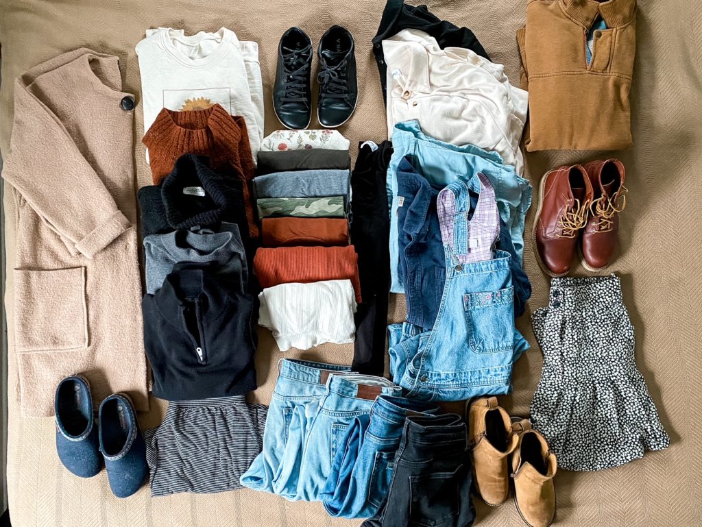 minimal closet