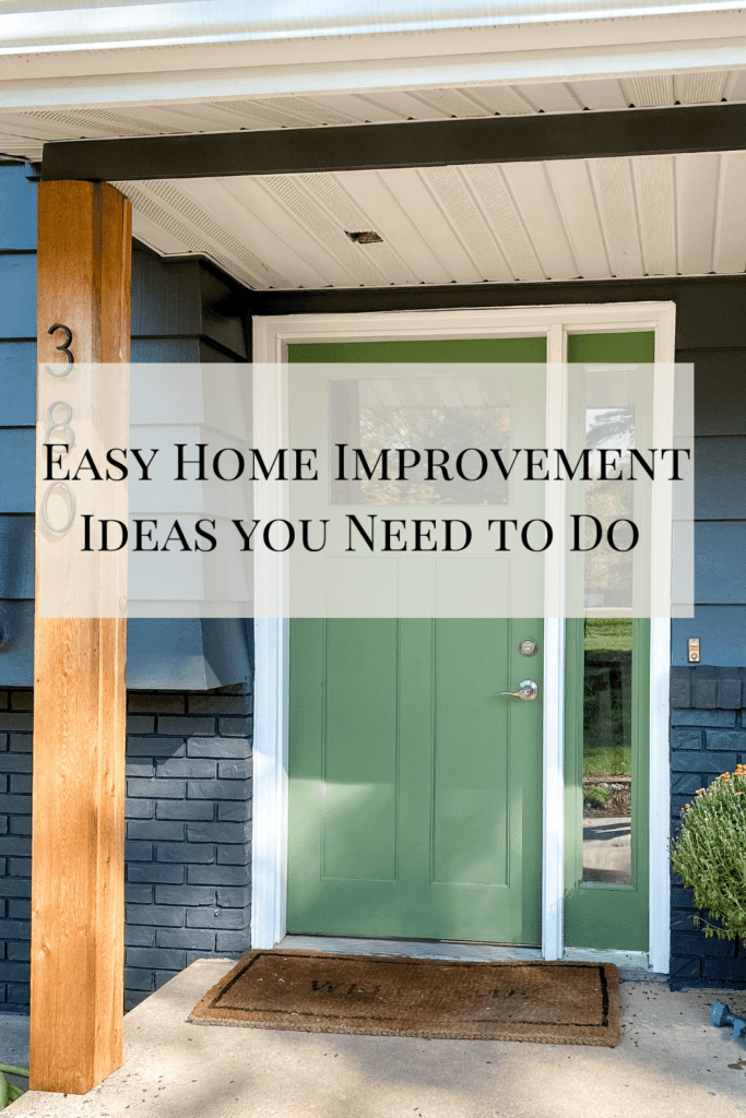 easy home improvement ideas you need to do