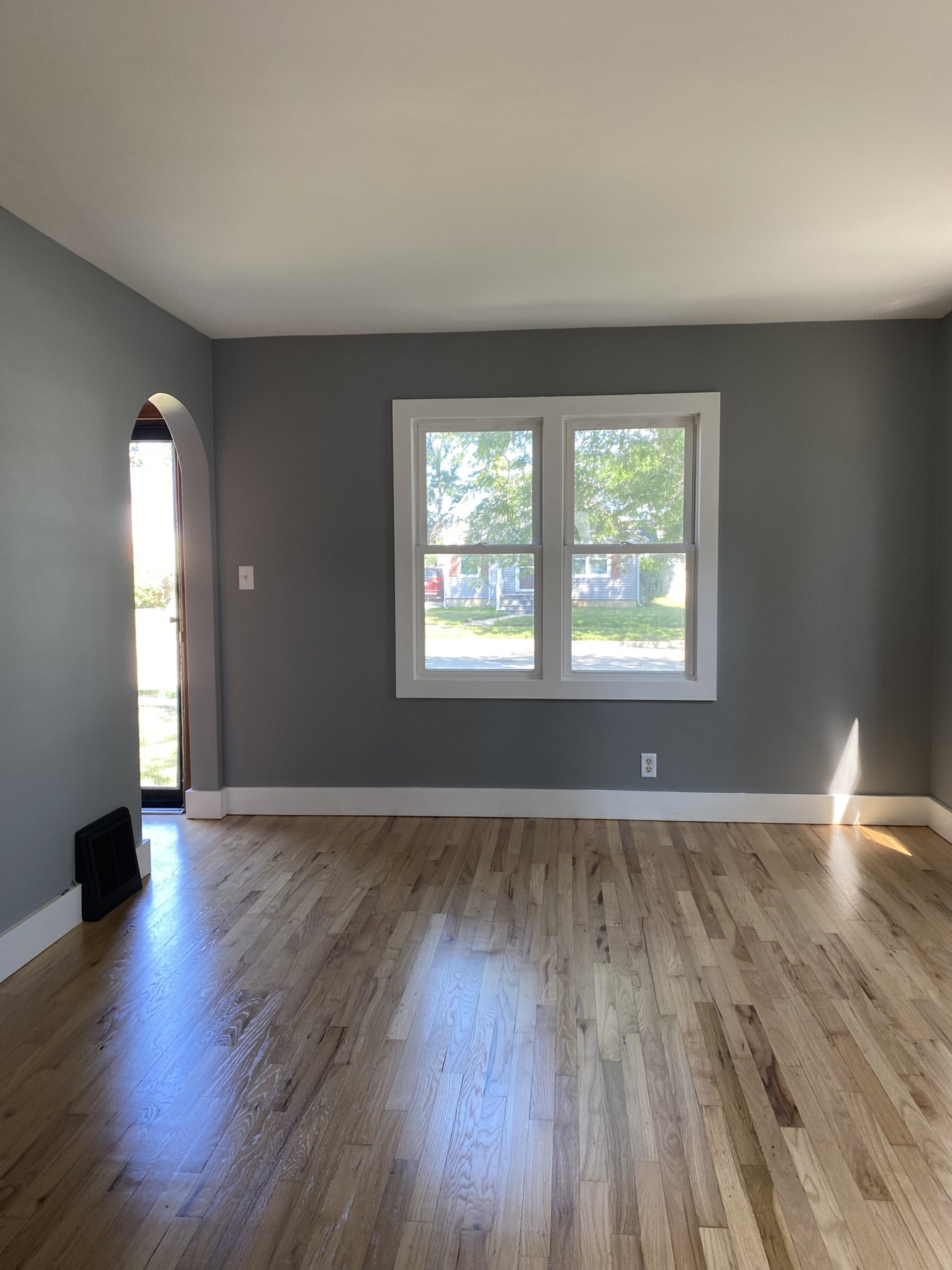 living room kitchen view