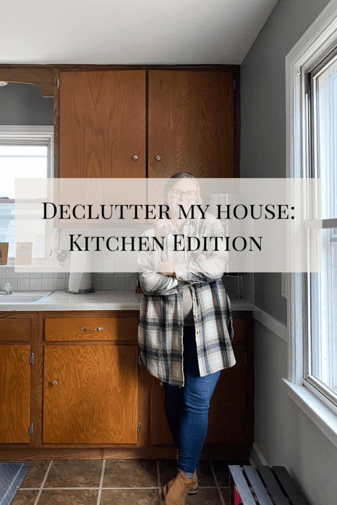 declutter my house: kitchen Edition