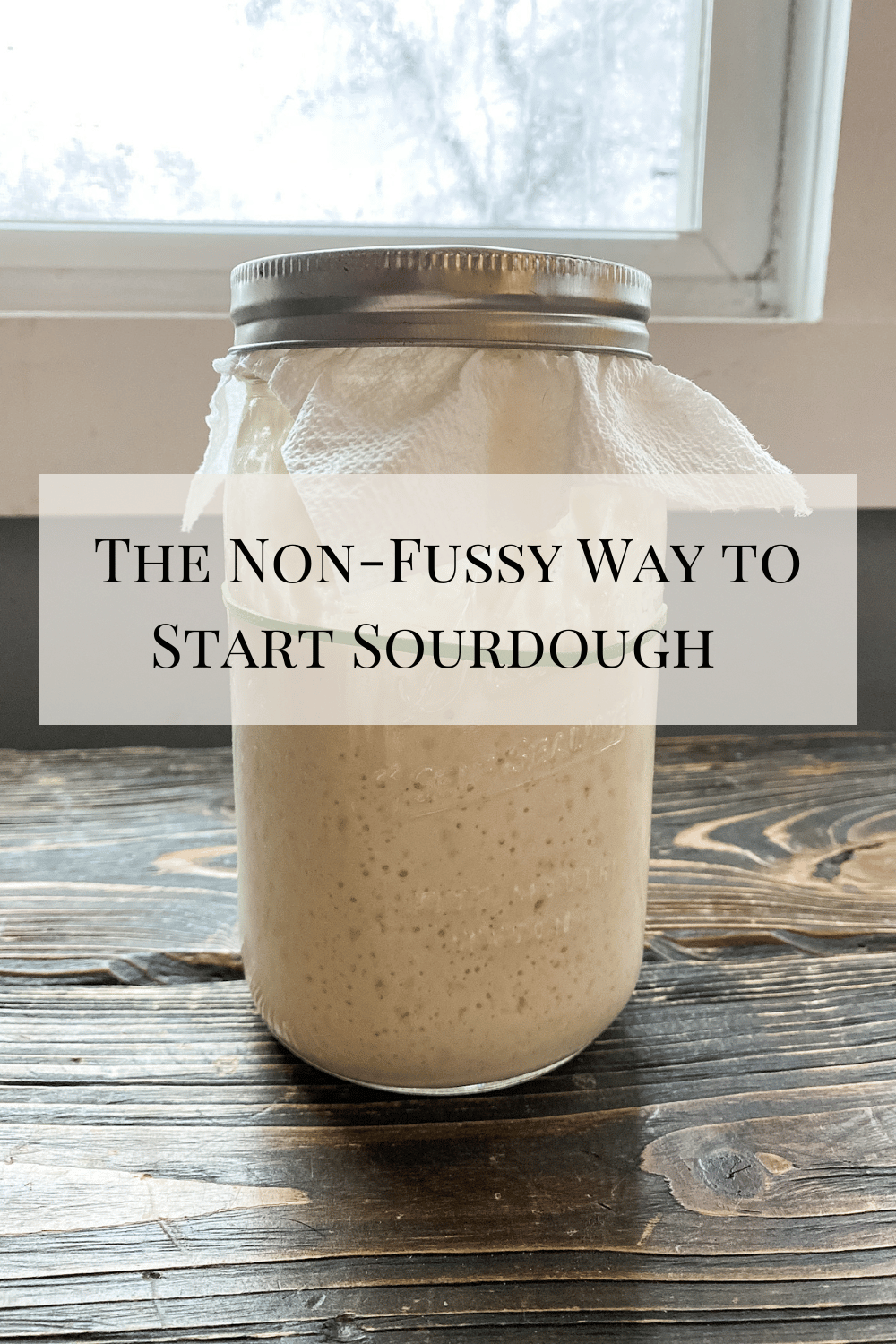 the Non-Fussy way to start sourdough