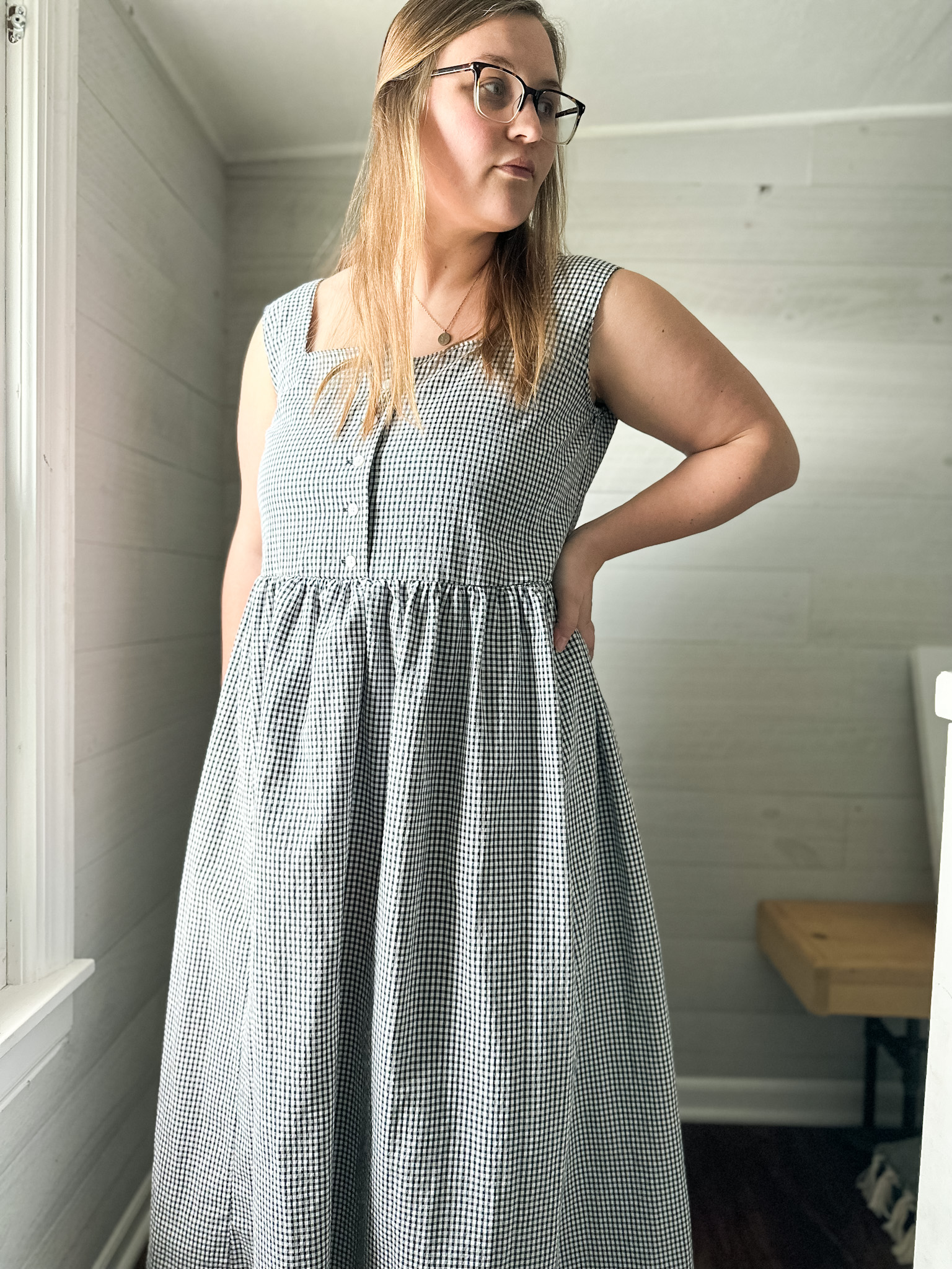 the gingham dress